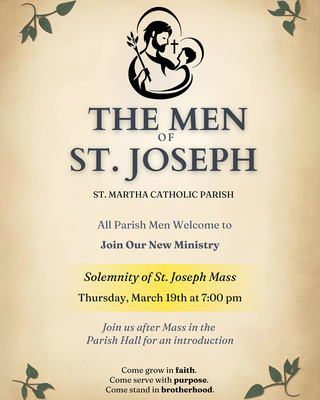 The Men of St. Joseph                                                                                                                                                                                                                                                                                       