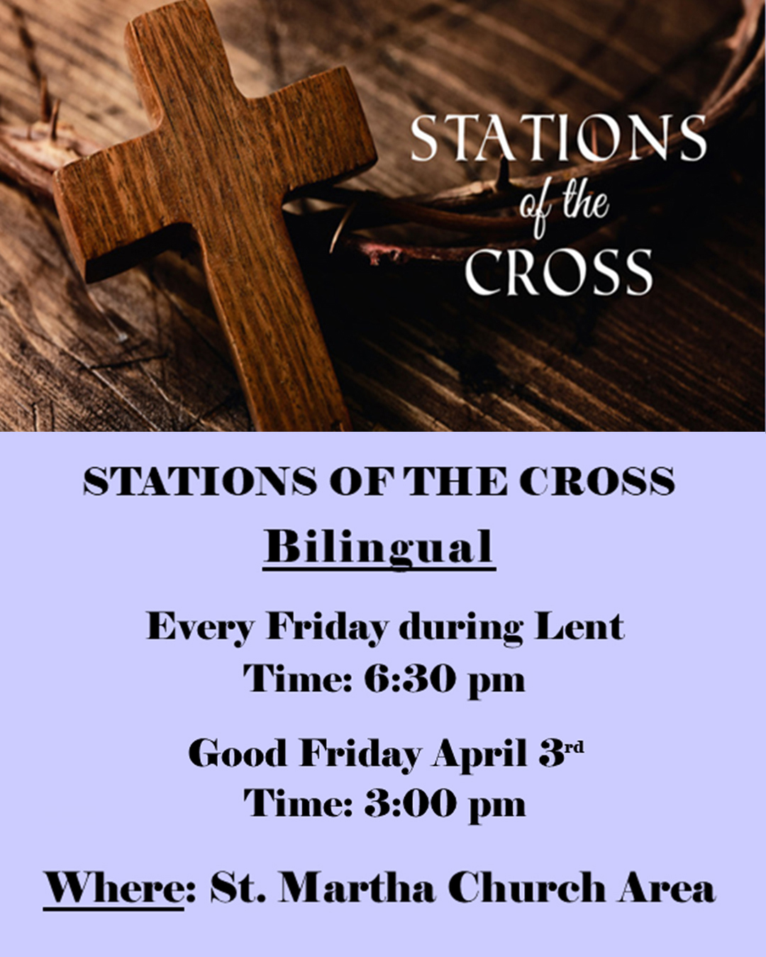 Bilingual Stations of the Cross