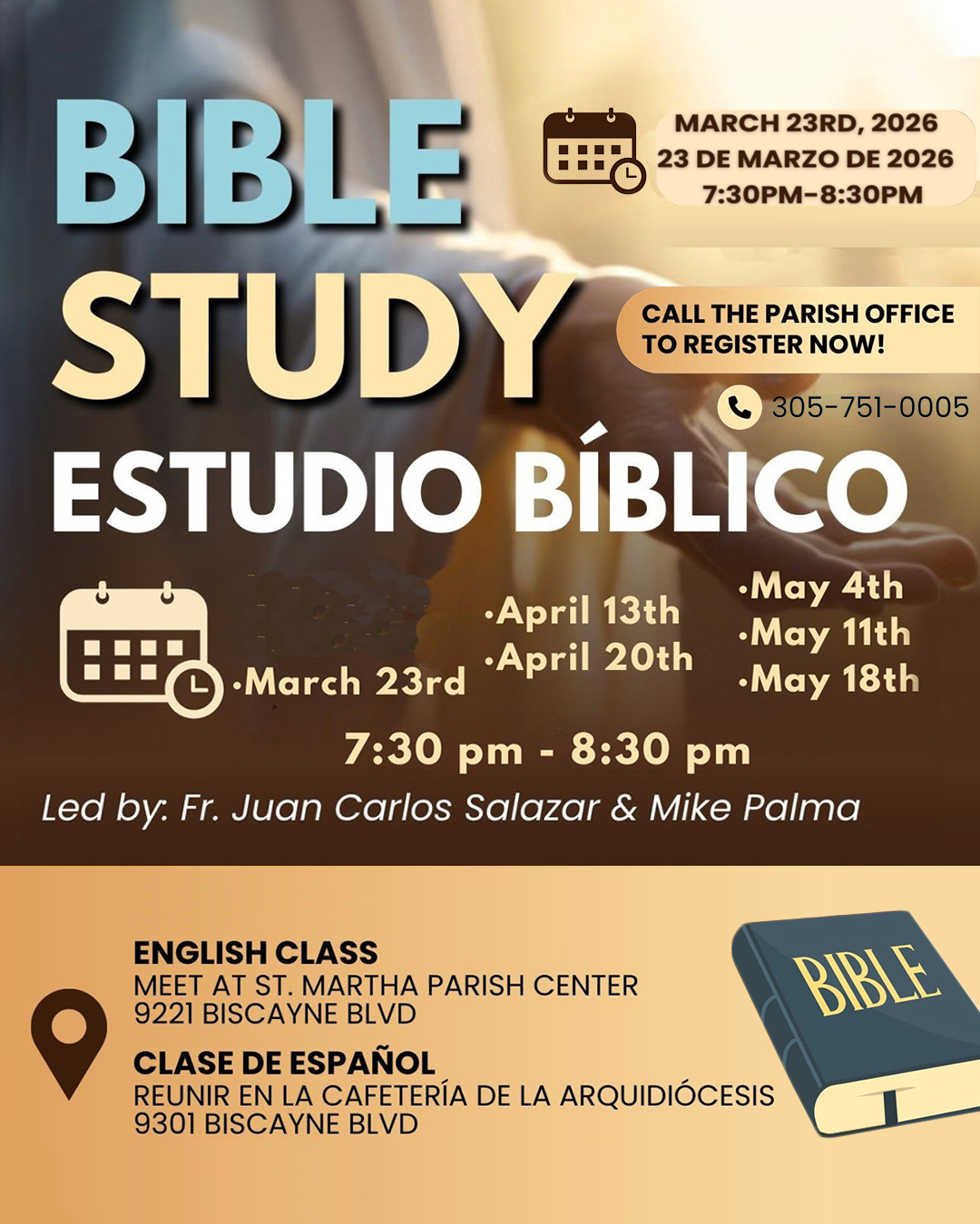 Bible Study / Estudio Bíblico                                                                                                                                                                                                                                                                              