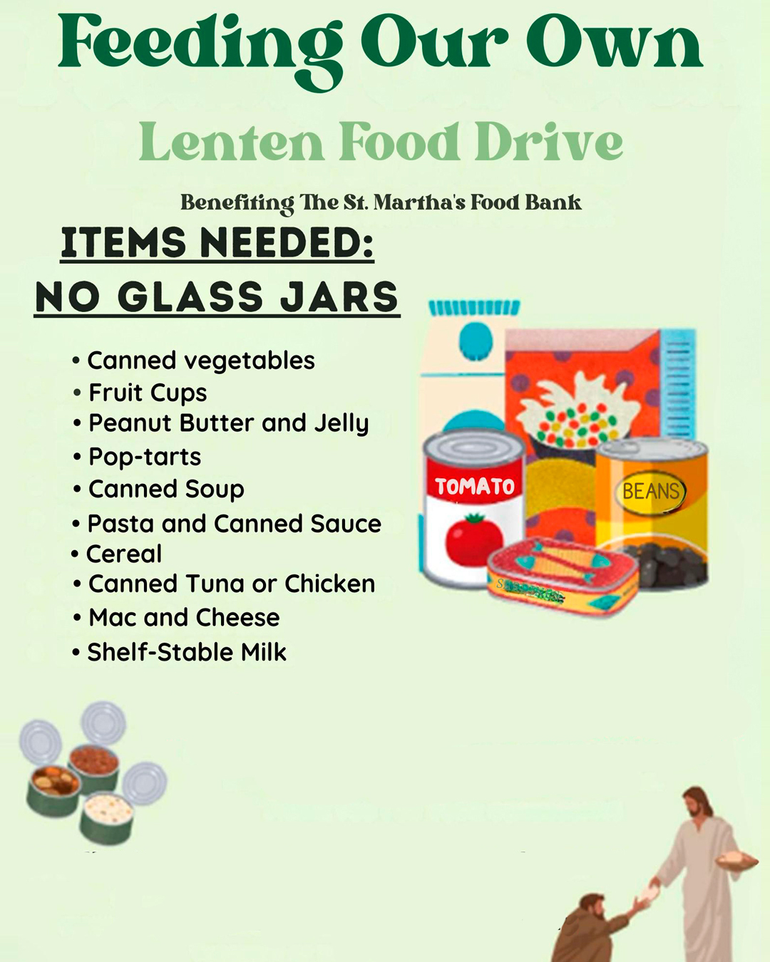 Lenten Food Drive                                                                                                                                                                                                                                                                                           