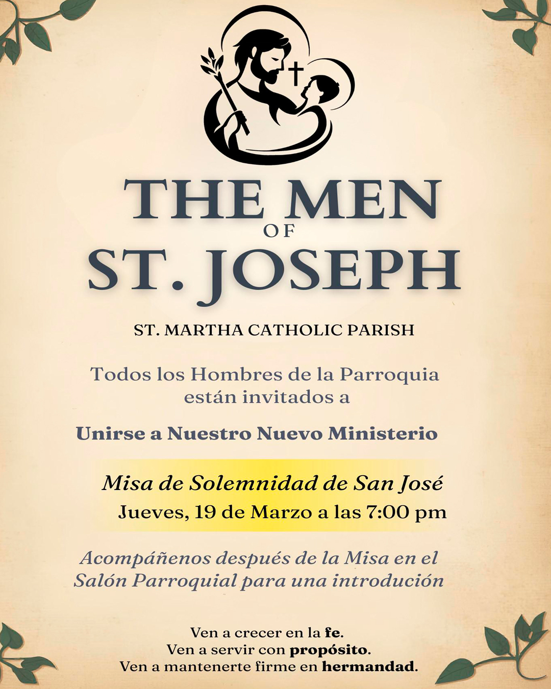 The Men of St. Joseph                                                                                                                                                                                                                                                                                       