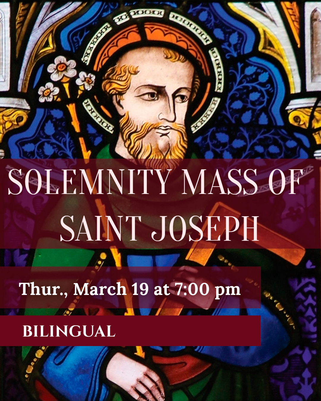 Solemnity Mass of Saint Joseph                                                                                                                                                                                                                                                                              