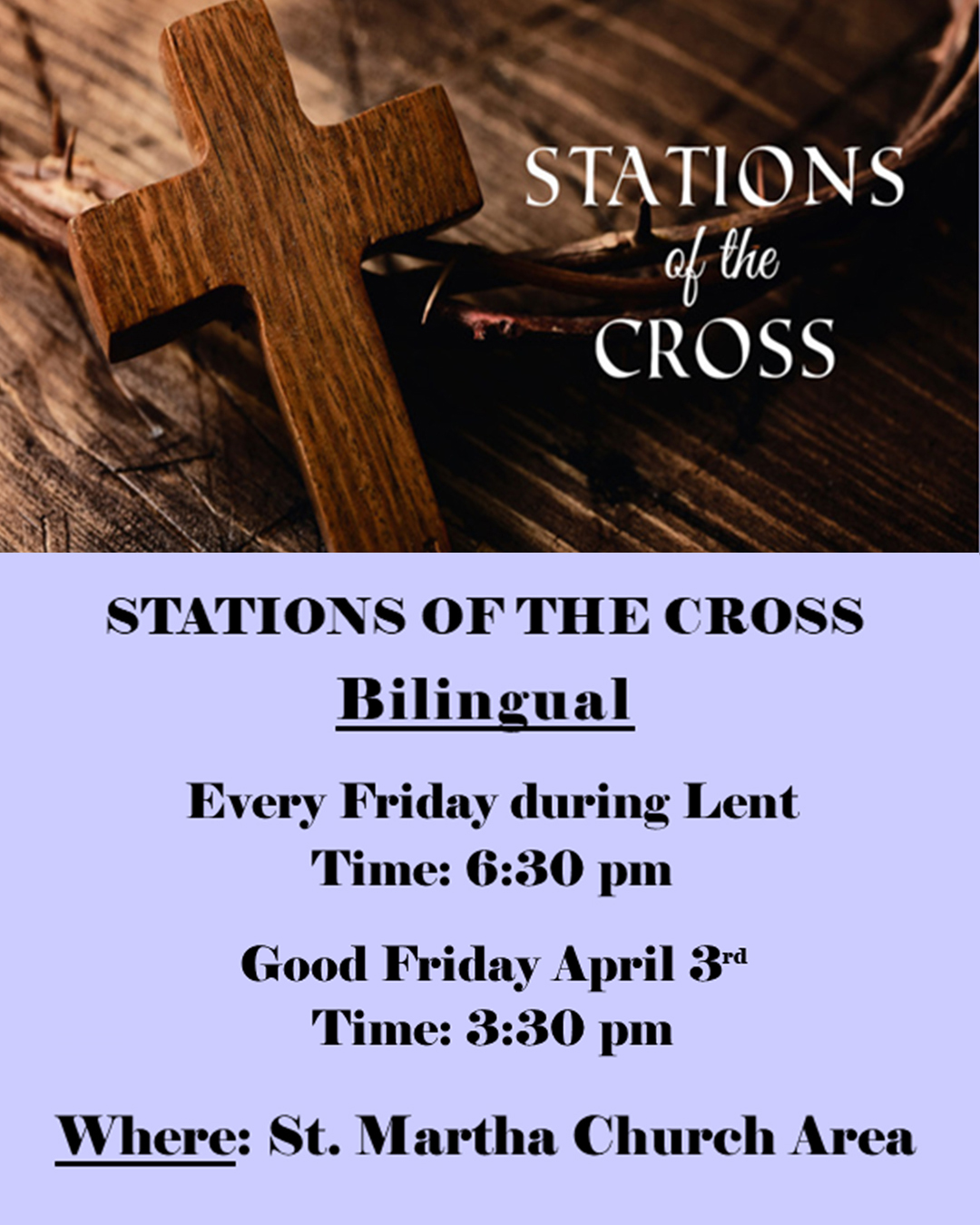 Bilingual Stations of the Cross