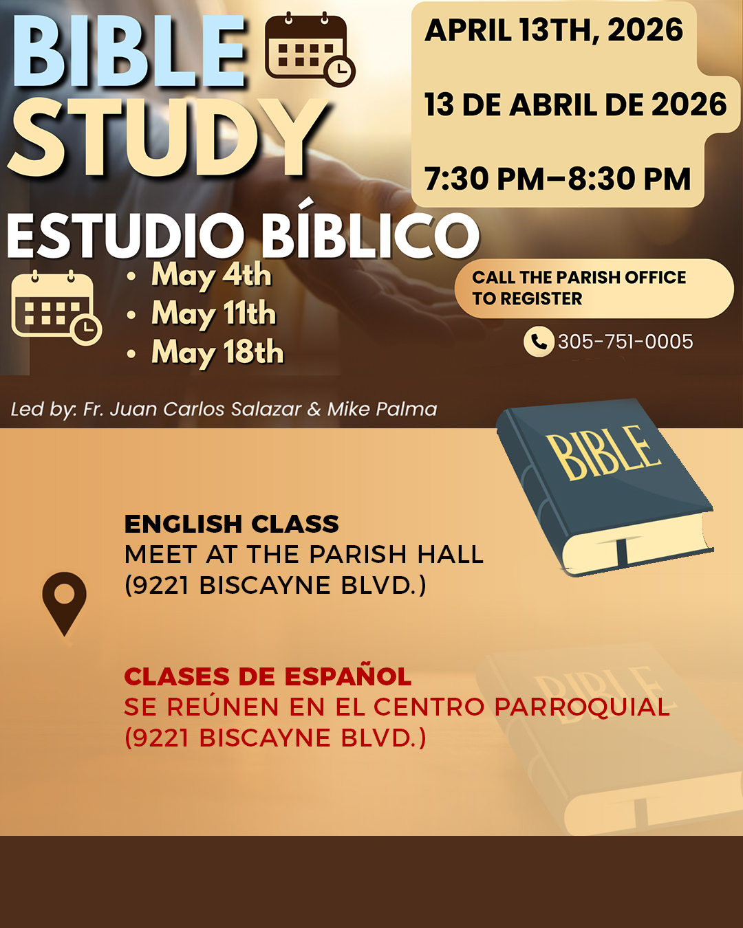 Bible Study / Estudio Bíblico                                                                                                                                                                                                                                                                              