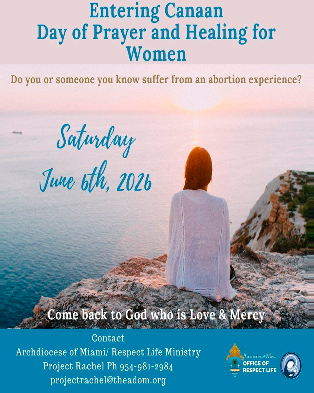 Entering Canaan Day of Prayer and Healing for Women                                                                                                                                                                                                                                                         