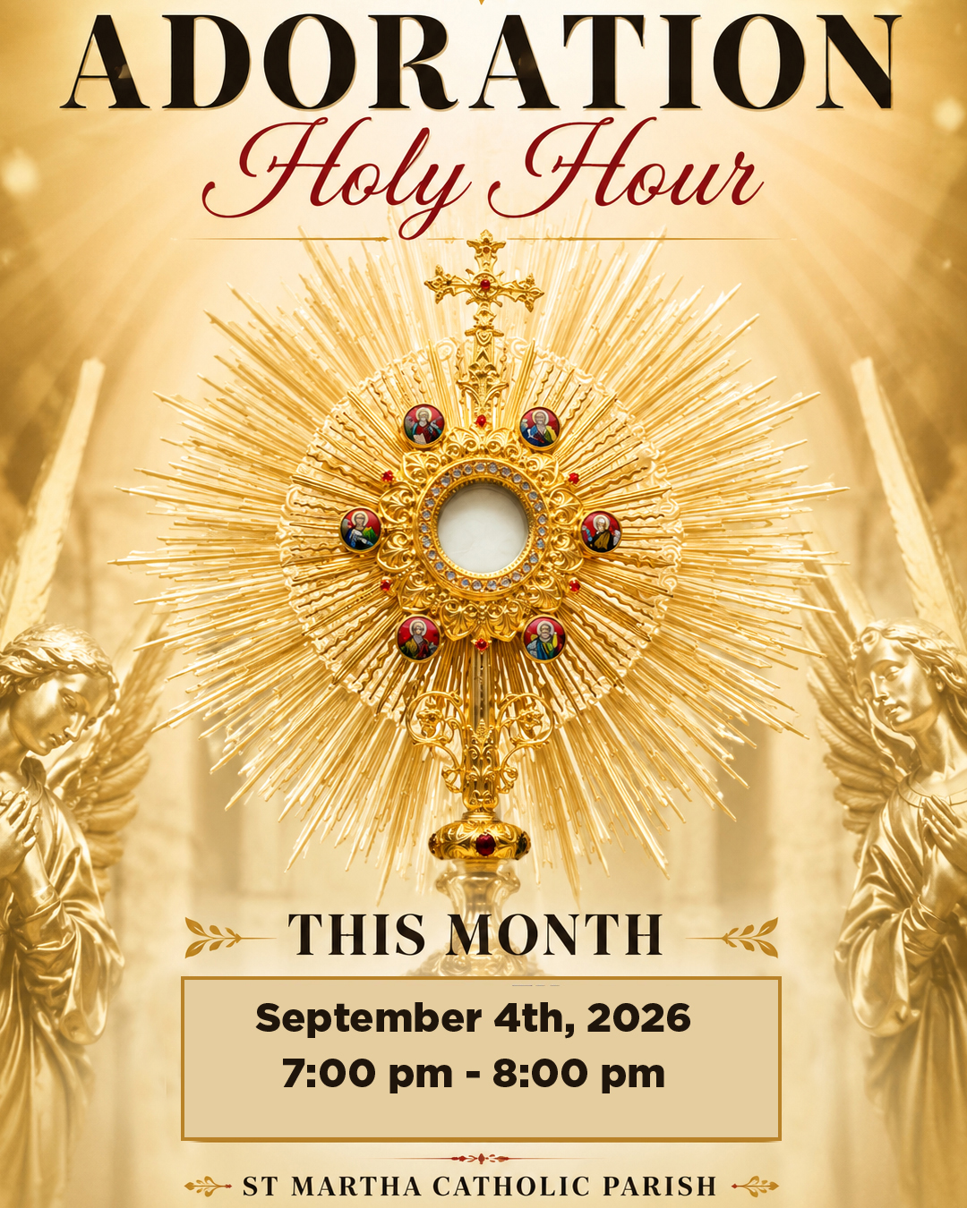 Holy Hour of Adoration                                                                                                                                                                                                                                                                                      