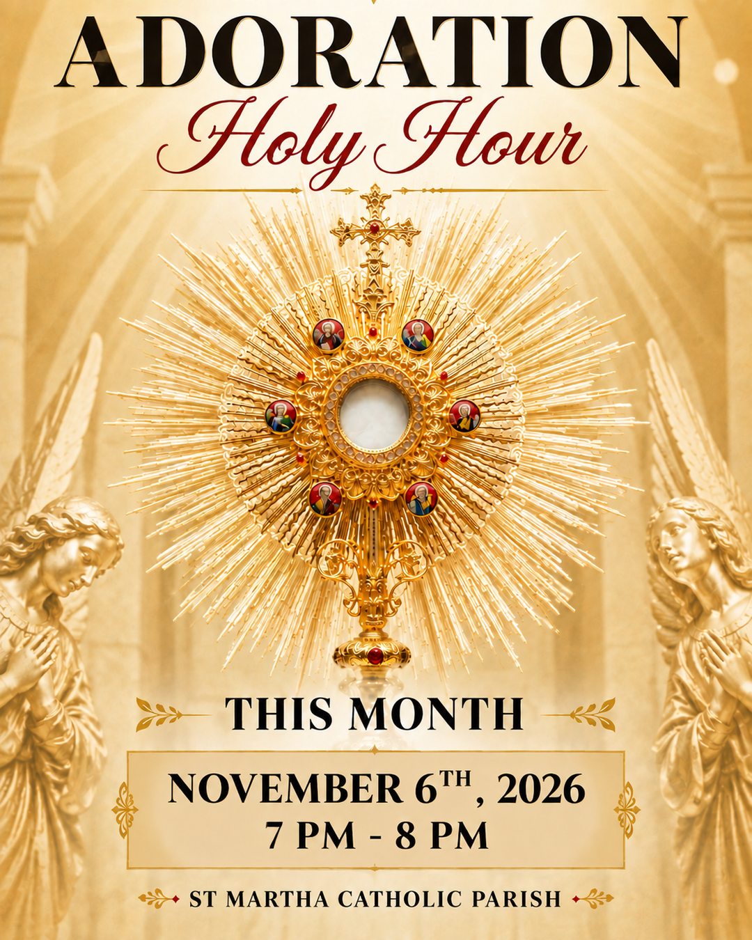 Holy Hour of Adoration                                                                                                                                                                                                                                                                                      